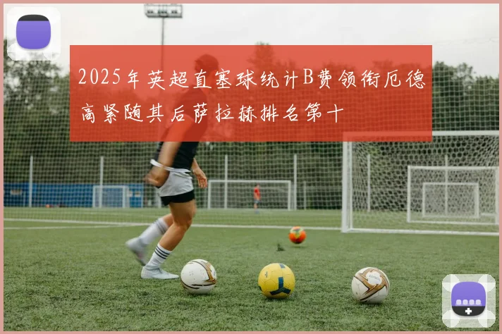 2025年英超直塞球统计B费领衔厄德高紧随其后萨拉赫排名第十