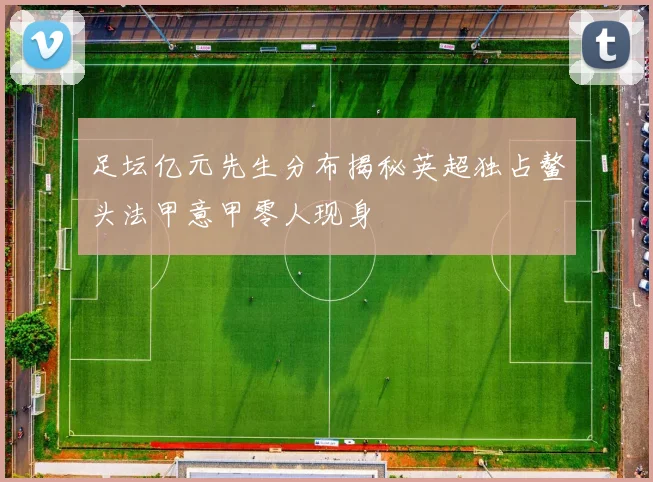 足坛亿元先生分布揭秘英超独占鳌头法甲意甲零人现身